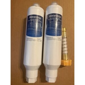 Waterdrop Hard Water Filter for Hose Car Wash, 2 Pack with Hose Protector